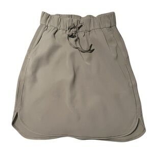 Lululemon On The Fly Skirt *Woven Grey Sage
